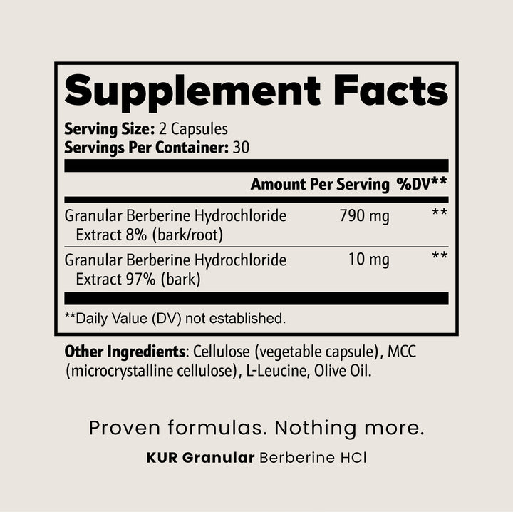 KUR Berberine Metabolic